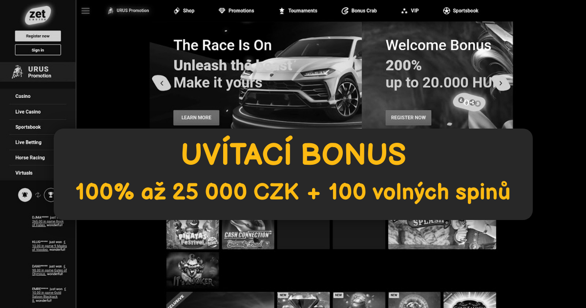 Zet Casino welcome bonus